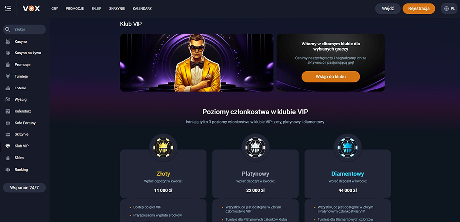 VOX Casino — Przewodnik po funkcjach, bonusach i bezpieczeństwie